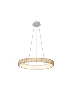 Κρεμαστό Φωτιστικό Σχοινί D60x8cm LED 32w 3CCT 3200lm Inlight 42041